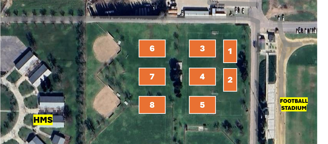 Sting Soccer Field Map